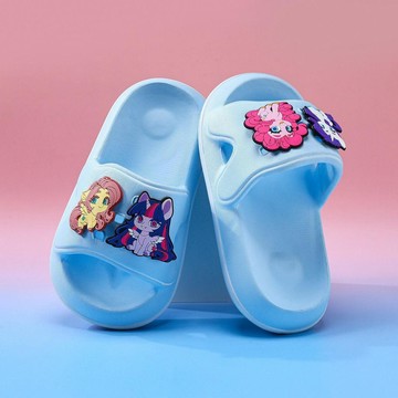 【臺灣-出貨】小馬寶莉兒童拖鞋卡通一字拖女童室內拖中大童涼拖外出防滑小孩子