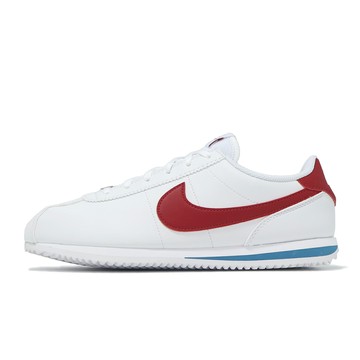 Nike 休閒鞋 Cortez GS 大童 女鞋 白 紅 復古 阿甘鞋 IH7653-101