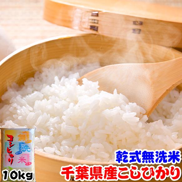 新米 お米 10kg(5kgx2) 無洗米 千葉県産 コシヒカリ 米 令和5年産 内のし対応 贈り物