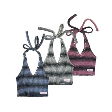 DADDY | Mary Bell Top 可愛頸掛式露背短版上衣