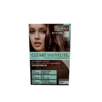 CLEARE INSTITUTE 可麗兒植萃染髮劑6.7淺巧克力棕色
