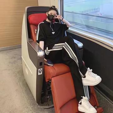 小個子時尚休閑套裝女夏季款寬松五分袖闊腿長褲兩件套運動服洋氣