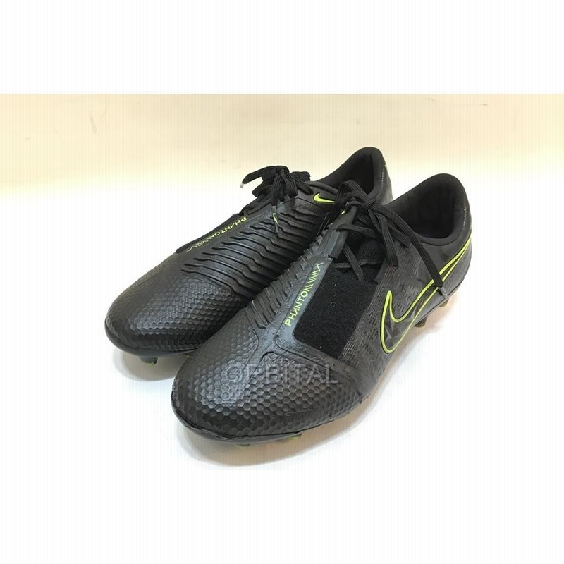 ナイキ　ファントムヴェノム AG ブラック スパイクシューズ NIKE ナイキ ファントム ヴェノム エリート AG-PRO(ブラック×蛍光