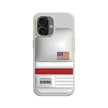 iPhone 17 SolidX 貝殼灰 - NASA - NASA Space Food Bag - US Flag