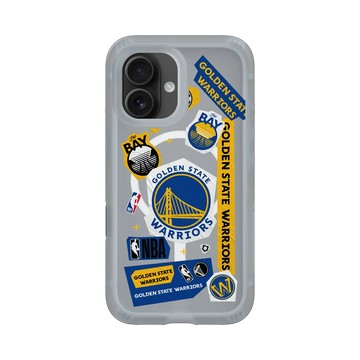 iPhone 16 AirX 流變灰 - NBA - 拼貼系列-金州勇士 Golden State Warriors - Collage