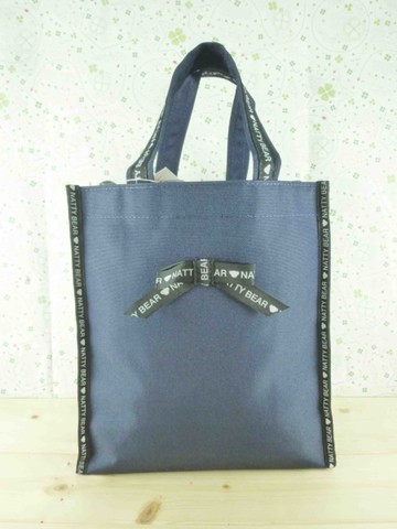 【震撼精品百貨】泰迪熊_Natty Bear~提袋-『藍色』(小)