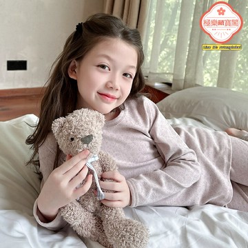 【無骨親膚】兒童秋衣秋褲 寶寶內衣 睡衣套裝 家居服 羊毛拉架 卡通印花 秋冬保暖 嬰幼兒A類純棉