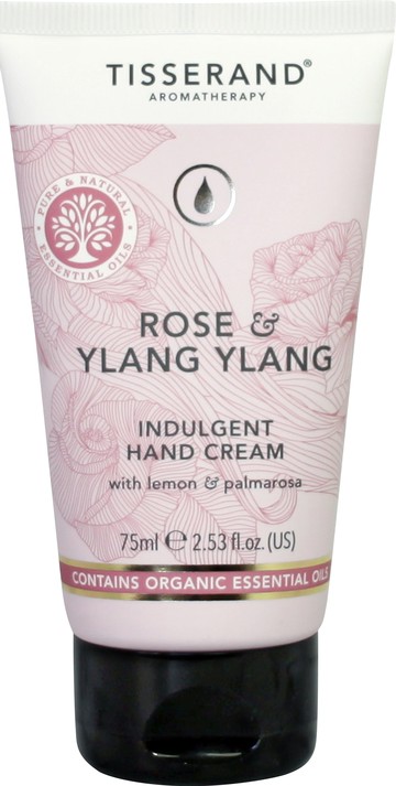 Tisserand Aromatherapy Rose & Ylang Ylang Indulgent Hand Cream 75ml