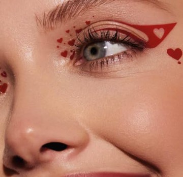 造型眼線紋身貼 動物紋蝴蝶愛心多款混合 生日派對化妝攝影造型