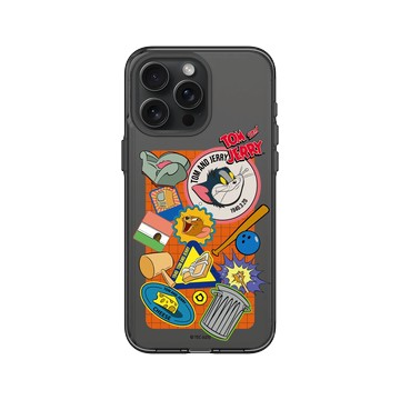 iPhone 15 Pro Max Clear 酷墨灰 - 湯姆貓與傑利鼠 Tom and Jerry - 道具大集合