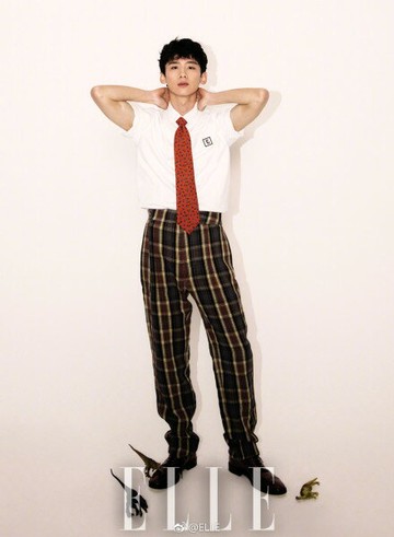 ELLE世界時裝之苑雜志2018年3月刊 三十而立 胡一天白敬亭毛不易