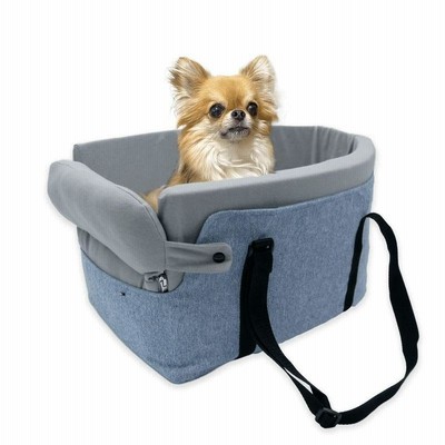 DeCOLLECT ペットベッド ペットドライブボックス 犬 小型犬 車用 ドライブボックス 犬のドライブベッド ペット用ドライブシート ド
