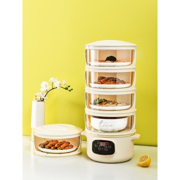 保溫菜罩多層家用防塵電加熱保鮮折疊滑門餐桌罩食物飯菜剩菜神器