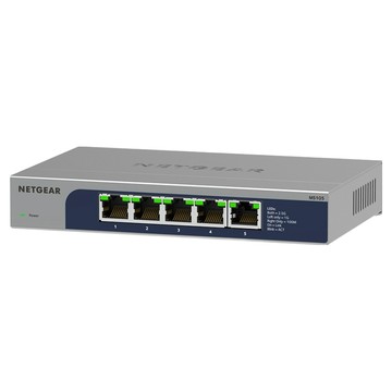 NETGEAR 5埠 Gigabit 無網管 金屬殼 網路交換器  1個  MS105