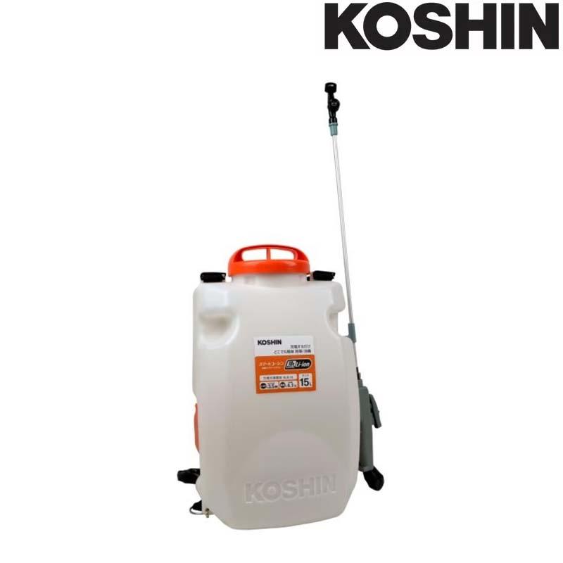 工進(KOSHIN) 背負い式 手動噴霧器 タンク 15L グランドマスター RW-15DX ボールコック 動噴ホース ダイヤフラム ポンプ 人 - 1