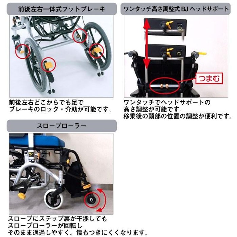 松永製作所 マイチルト-グラン３D ティルト&リクライニング介助式