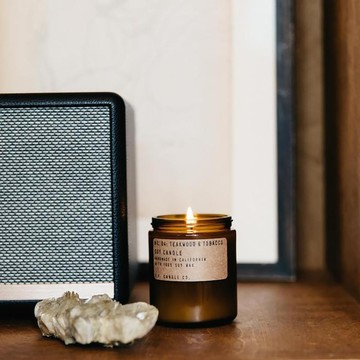 美國 P.F. CANDLE CO. - 手工香氛蠟燭-柚木菸草-7.2oz