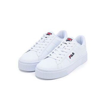 FILA官方直營 PANACHE 女休閒運動小白鞋-白 5-C603Z-125