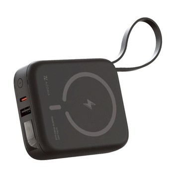 H20 五合一自帶線磁吸固態行動電源 10000 mAh 黑