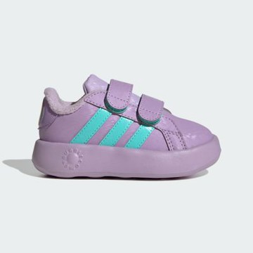 Adidas Grand Court Frozen Cf I [JR5630] 小童 運動休閒鞋 舒適 紫 冰雪奇緣
