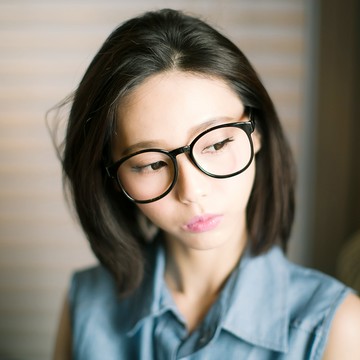 正韓直送清新好感平光鏡可配鏡款【KGTR108】-黑