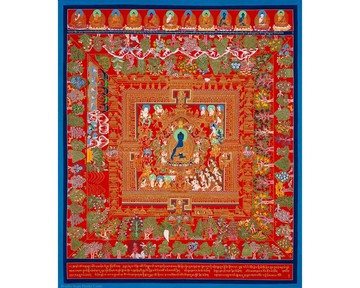 藥師佛壇城：神聖幾何中的療癒與慈悲