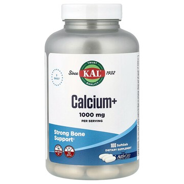 KAL, 鈣+，100 粒軟膠囊