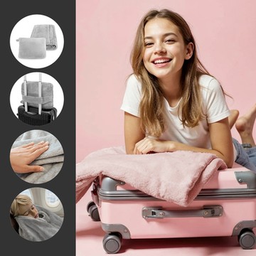 【REGAL 芮格居家】 親膚法蘭絨旅行毯90X120cm-兒童毯(歐盟OEKO-TEX 頂級認證)