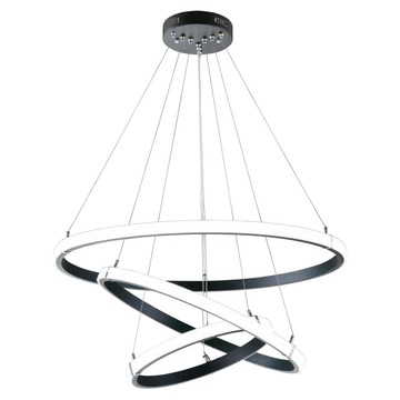 【台灣製造】LED 環型線條調光吊燈（附遙控） J02-42-P22002-1、P22002-2