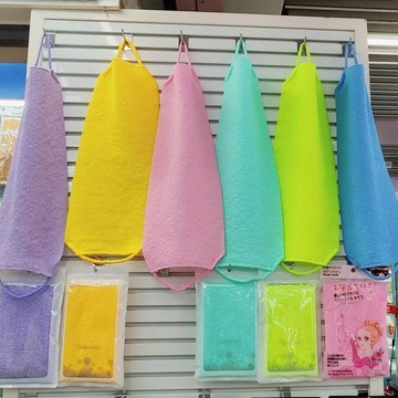 🏆臺灣本土直出🏆抽繩尼龍搓澡巾加厚強力搓後背拉背長條去角質家用洗澡搓泥神器