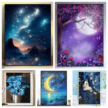 💛盒裝💛台中寄出💛 DIY鑽石貼畫 5D鑽石畫 點鑽畫 DIY立體鑽貼畫 鑽石貼 貼鑽畫9