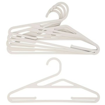 【DECO HOME商品】不傷領口曬衣架 5入 LMO 5P YI02(DH) NITORI宜得利家居