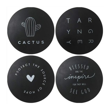 門把手緩衝防撞保護墊 TPR材質  5 x 5 x 1cm  黑色  1組