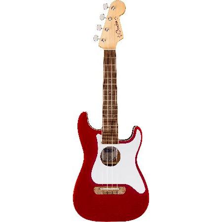 Fender, 4-String Ukulele, Right, Candy Apple Red (0970523509)