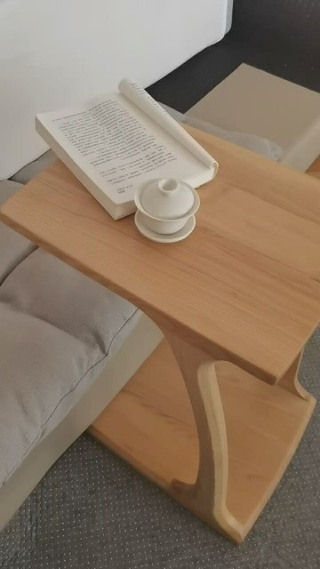 邊桌 邊几 茶几極簡c型小茶幾全實木迷你角幾客廳陽臺簡約小桌子沙發邊幾省空間