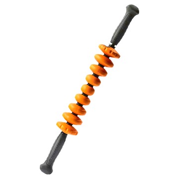 TRIGGERPOINT STK Contour 彈力筋膜滾輪棒 活動式滾輪設計 沙漏狀排列 高密度EVA發泡滾輪 彈性軸心可彎曲  50 x 直徑6.4cm  1支  O a ge