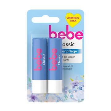 DM 連鎖藥妝店 bebe經典潤唇膏兩入組 2*4.9g (DM4873)