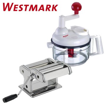 《德國WESTMARK》不鏽鋼手搖式製麵機+多功能蔬果機