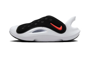 AQUA SWOOSH SANDAL PS BLACK HYPER ORANGE