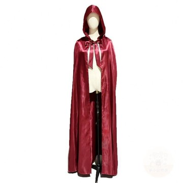 ✨限量搶購✨中世紀萬聖節連帽斗篷女士男士成人長款巫師 披風  cosplay舞臺演出