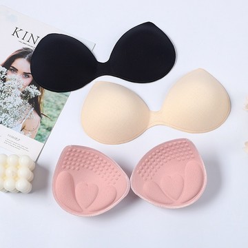【3663】連體式超厚乳膠4cm 小奶救星 一片式內衣胸墊 小可愛胸墊 可拆式替換胸