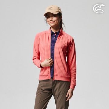 ADISI 女UPF50+印花抑菌防曬外套AJ2211036 (S-2XL) 貝殼粉 ｜城市綠洲