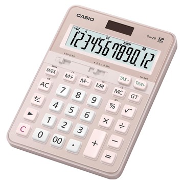 CASIO 卡西歐 計算機 DS-2B-PK  1台  粉紅色
