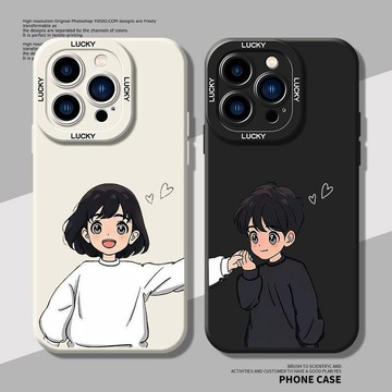 ✨限時特惠✨牽手情侶適用蘋果17手機殼iPhoneAir/16promax/15軟殼14/13磨砂12