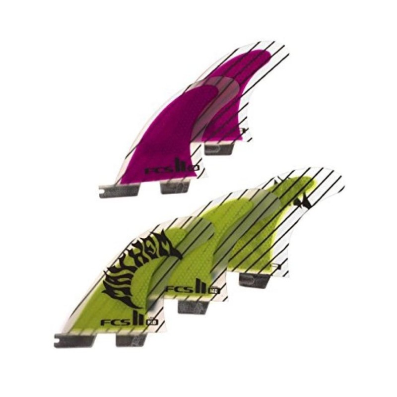 サーフィン FCS ll MB PC Carbon Large Tri-Quad Fins | LINEショッピング