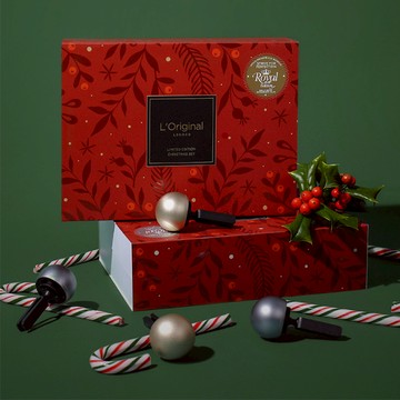 L'Original 英國勞斯萊斯俱樂部聖誕限量雙支裝 - 金銀雙隻＋2頂小毛帽＋1個官方禮袋