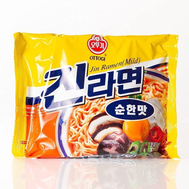 オンガネジャパン ジンラーメン(5袋)（中辛）120g オットギ 韓国ラーメン インスタントラーメン