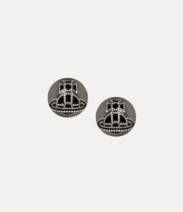 Vivienne Westwood Lennie Earrings Ruthenium-white-cz Cubic Zirconia Women