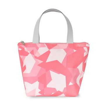 【BEATRIX NEW YORK】美式休閒防潑水午餐袋／幾何星粉