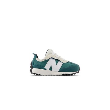 New Balance NB 327 小童 童鞋 白綠色 W楦 休閒 中性 小朋友 麂皮 運動 休閒鞋 NW327BD
